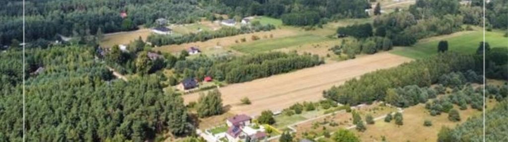 Duża działka budowlana przy lesie inwestycyjna