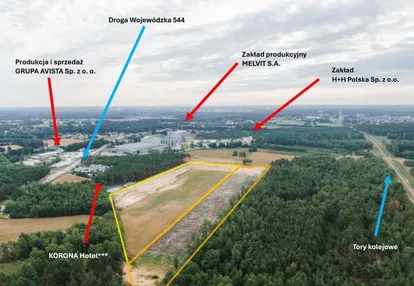 Działka przemysłowo-usługowa w okolicach Ostrołęki