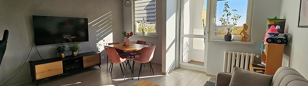 Umeblowane 3 pokojowe mieszkanie z  balkonem