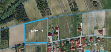 Działka 9477 m2, grabarze, gm. lipie