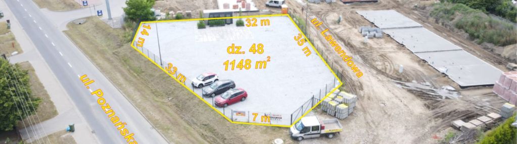 Pobiedziska działka 1148 m² | mieszkanie + usługi