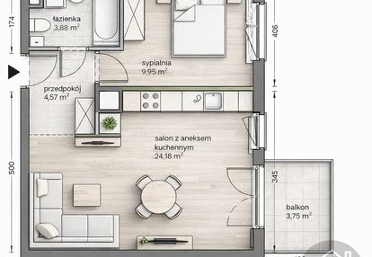 2p z aneksem. możliwość osobnej kuchni. gotowe!