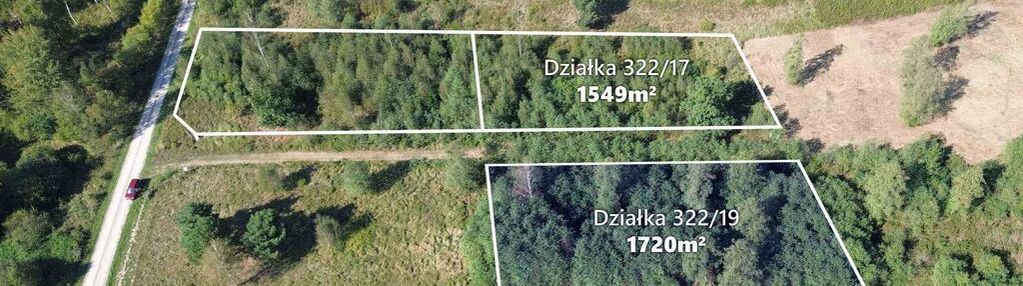 Działka 1720m2 tomaszew, wz, skrzynka energetyczna