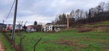 Działka pod usługi lub zabudowe jednorodzinną