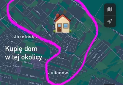 Kupię dom w Józefosławiu lub Julianowie