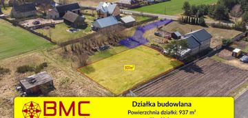 Działka budowlana kamińsko 937m2