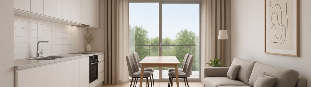 2 pokoje 35,7 m² z balkonem – naramowice