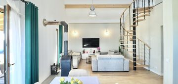 Dom 135 m² | działka 1450 m² | wysoki salon 5,2 m