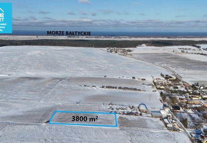 Działka z widokiem na morze pod zabudowę.