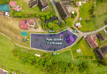 Działka budowlana widokowa łętownia