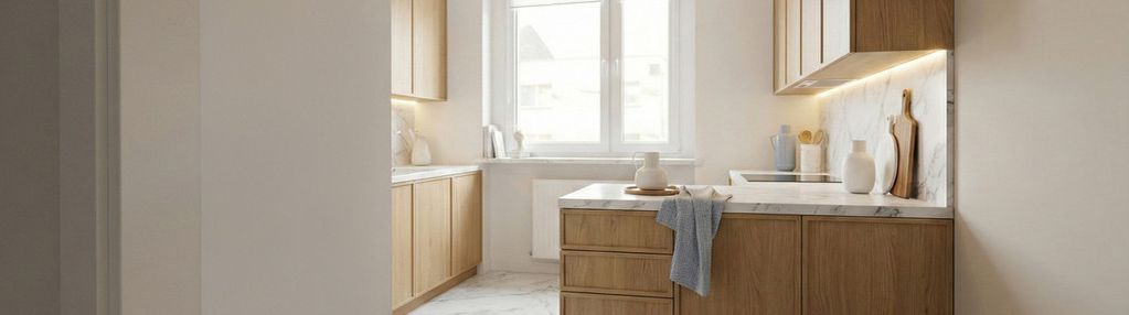 Przestronne dwu pokojowe mieszkanie.