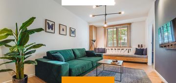 0% prow. designerski apart 3 pok. parking ogródek