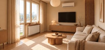 3 pokoje z aneksem kuchennym i klimatyzacją-balkon