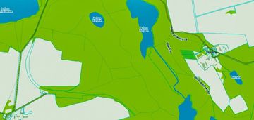 Działka budowlana blisko lasów i czystych jezior