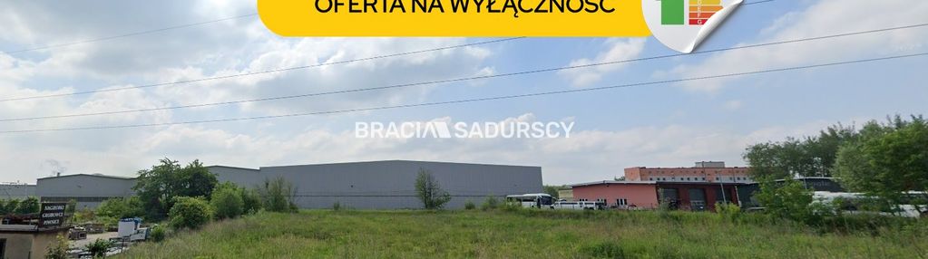 Działka usługowa 44 a kraków - grębałów.