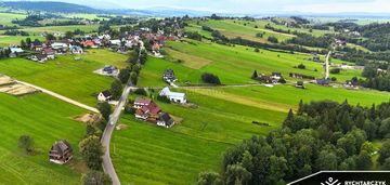 Maruszyna-działka 1310 m2 wz na dwa domy
