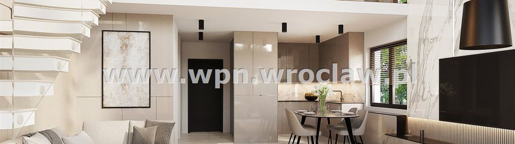 Wyjątkowe dwupoziomowe 61,5m z dużym ogrodem