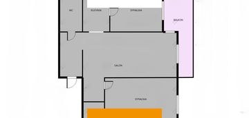 Leśna dolina 3 pokoje, 52 m2, cegła, garaż