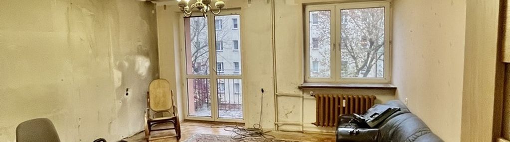 3 pokoje z opcją 4, ul. narewska/do remontu