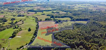 Sąsiedztwo lasów, plaży i jeizora narie !