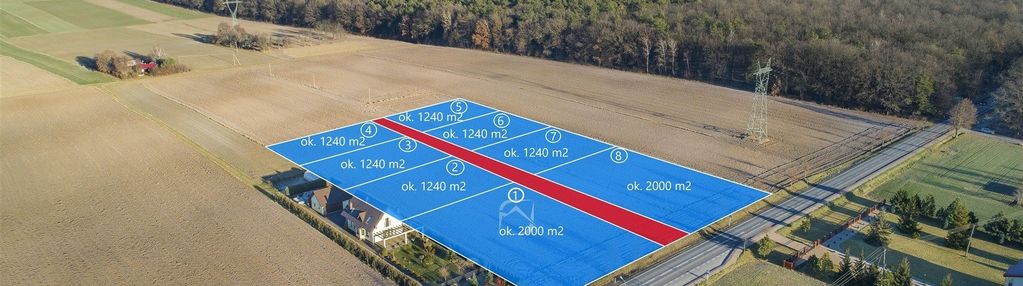 Strzyżewice 8 działek budowlanych od 135 tys.