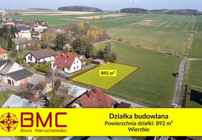 Działka budowlana wierzbie 892m2