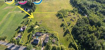 Działka 1005 m2 z warunkami zabudowy pod lasem!