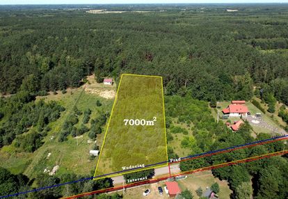 Piękna zadrzewiona działka w pobliżu rzeki sona