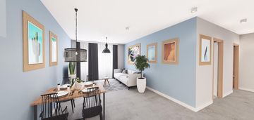 Gotowe/mieszkanie 3pok, 64,55m2 z balkonem /wrocław szczepin