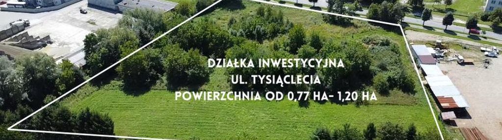 Działka inwestycyjna przy ulicy tysiąclecia!!