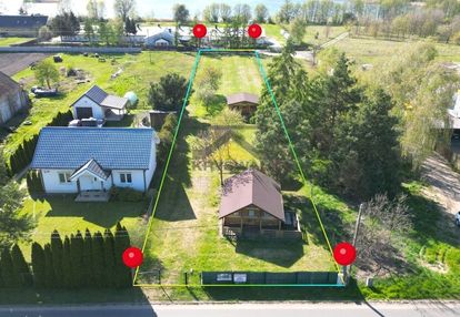 Uzbrojona działka z domkami przy jeziorze!2000 m2