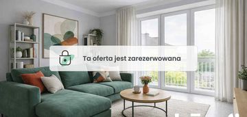 Jasne dwa pokoje z balkonem