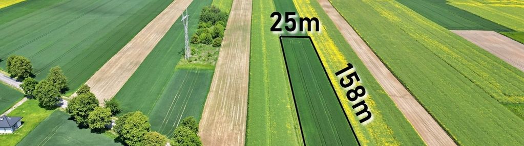 Działka budowlana z możliwością podziału