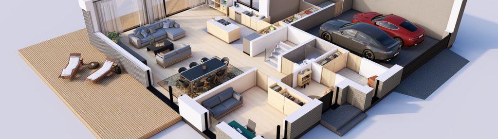 Dom wolnostojący nowoczesny projekt konstancin