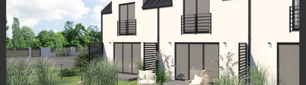 Nowoczesny dom szeregowy w nowęcinie