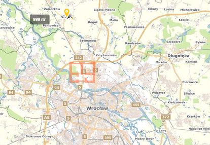 Działka budowlana 2 km pkp szewce wrocław