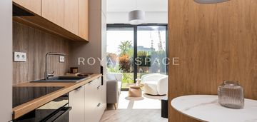 Stylowy apartament z ogródkiem | młyny mogilska