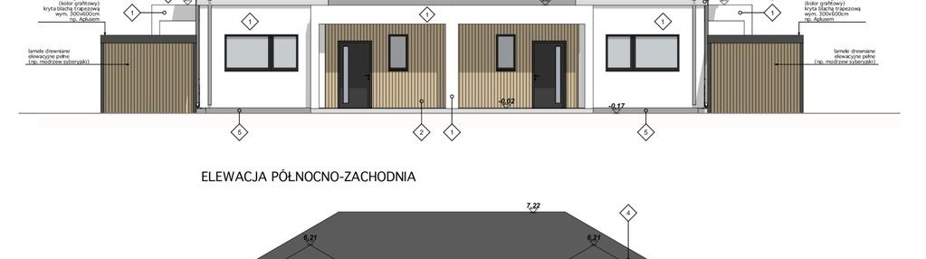 Projekt gotowy do budowy, dwulokalowy, szarotkowa