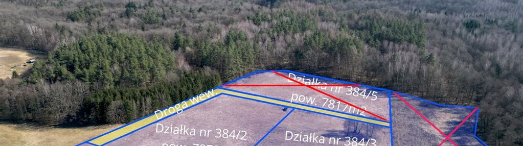 Duże działki pod lasem! - jędrychowo