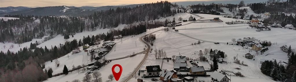 Widokowa działka koniaków