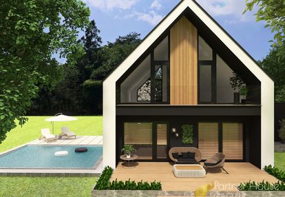 Nowoczesny dom przy lesie | 5 pokoi | pęclin