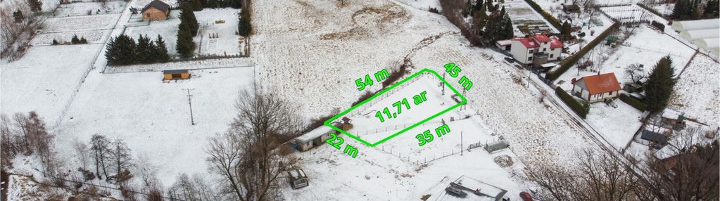 Działka budowlana 11,71ar bielsko-biała z wz