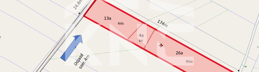 Działka rolno-budowlana 43a w racławówce.