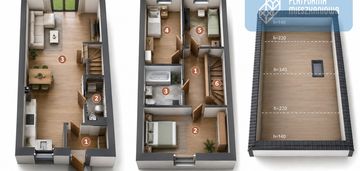 Dom przy lesie bez czynszu | 84,63 m² | promocja