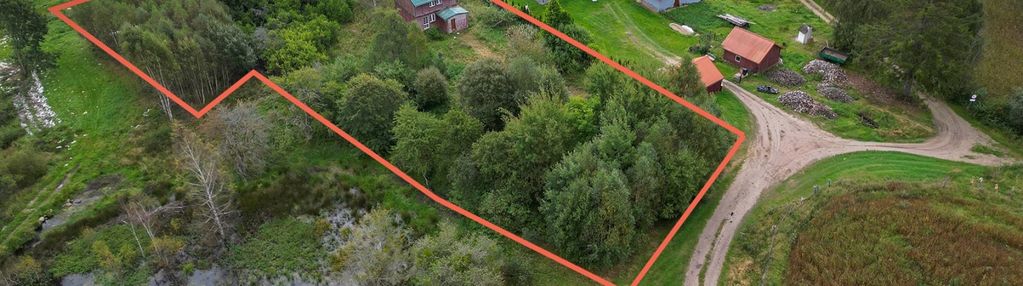 Dom na dużej działce 53 ary|blisko jeziora i lasu