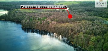 Działka w brzozach z dostępem do jeziora