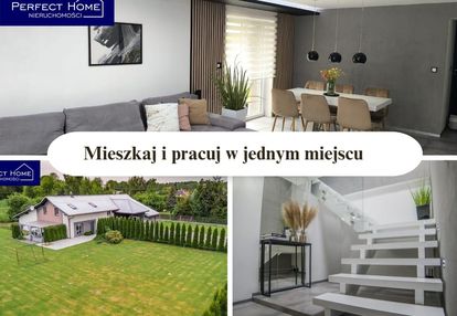 Przestronny dom z biurem, magazynem i parkingiem – pogórze k. skoczowa