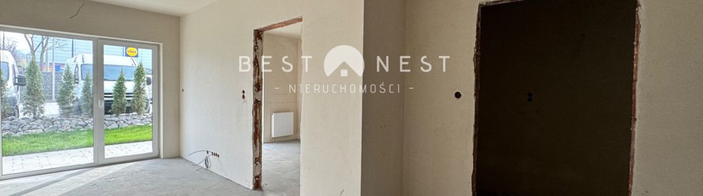 Jasne, dwupokojowe mieszkanie z ogródkiem bez pcc