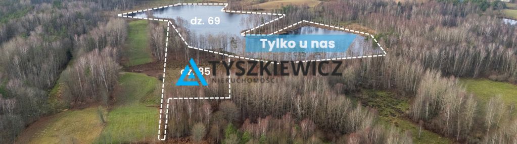 Malownicza działka budowlana z własnym jeziorem