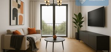 Jasne i funkcjonalne mieszkanie z balkonem